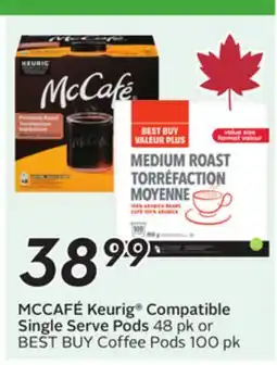 Sobeys MCCAFÉ Keurig Compatible Single Serve Pods offer