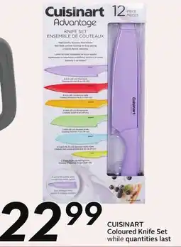 Sobeys CUISINART Coloured Knife Set offer