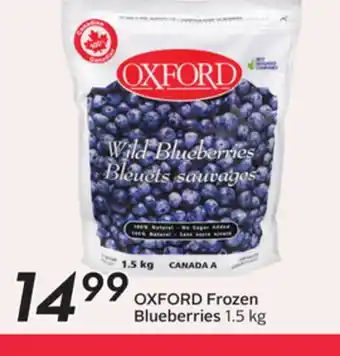 Sobeys OXFORD Frozen Blueberries offer