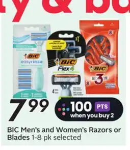 Sobeys BIC Men's and Women's Razors or Blades offer