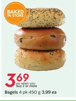 Sobeys Bagels offer
