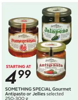 Sobeys SOMETHING SPECIAL Gourmet Antipasto or Jellies offer