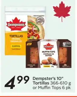Sobeys Dempster's 10 Tortillas offer