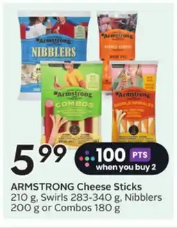Sobeys ARMSTRONG Cheese Sticks offer