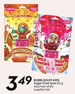 Sobeys BUBBLEGUM KIDS Sugar-Free Gum offer