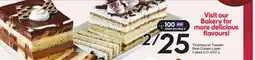 Sobeys Tiramisu or Tuxedo Real Cream Layer Cakes offer