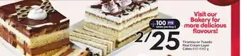 Sobeys Tiramisu or Tuxedo Real Cream Layer Cakes offer