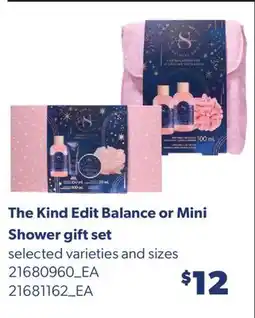 Real Canadian Superstore THE KIND EDIT BALANCE OR MINI SHOWER GIFT SET offer