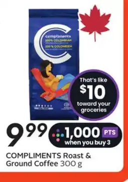 Sobeys COMPLIMENTS Roast & Ground Coffee offer