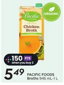 Sobeys PACIFIC FOODS Broths offer