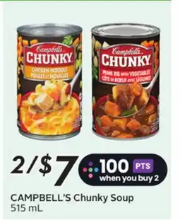 Sobeys CAMPBELL'S Chunky Soup offer
