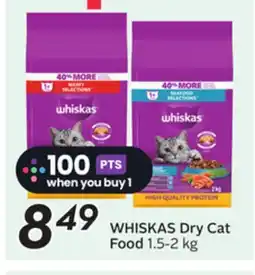 Sobeys WHISKAS Dry Cat Food offer