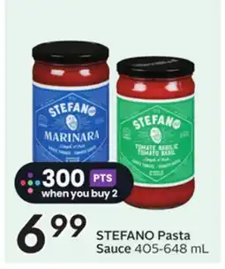 Sobeys STEFANO Pasta Sauce offer