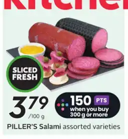 Sobeys PILLER'S Salami offer