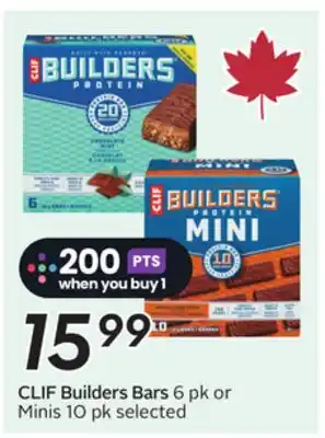 Sobeys CLIF Builders Bars offer