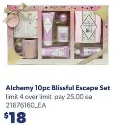 Real Canadian Superstore ALCHEMY 10PC BLISSFUL ESCAPE SET offer