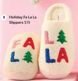 Real Canadian Superstore HOLIDAY FA LA LA SLIPPERS offer