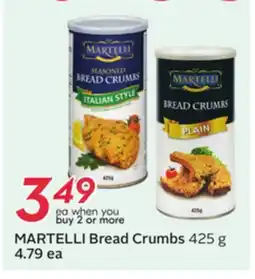 Sobeys MARTELLI Bread Crumbs offer