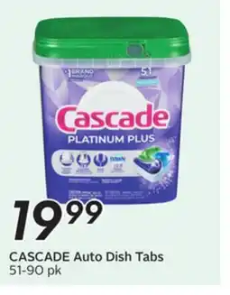 Sobeys CASCADE Auto Dish Tabs offer
