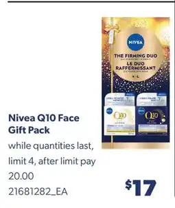 Real Canadian Superstore NIVEA Q10 FACE GIFT PACK offer