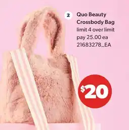 Real Canadian Superstore QUO BEAUTY CROSSBODY BAG offer