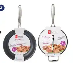 Real Canadian Superstore PC EVERSTRONG HARD ANODIZED COOKWARE SKILLETS, SAUTE PAN & COOKWARE SET offer