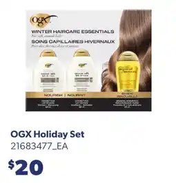 Real Canadian Superstore OGX HOLIDAY SET offer
