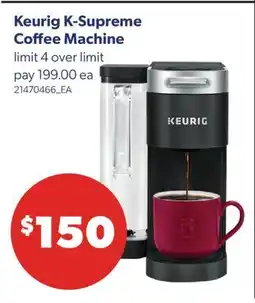 Real Canadian Superstore KEURIG K-SUPREME COFFEE MACHINE offer