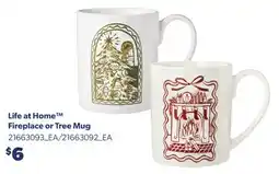 Real Canadian Superstore LIFE AT HOME FIREPLACE OR TREE MUG offer
