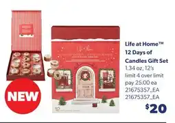 Real Canadian Superstore LIFE AT HOME 12 DAYS OF CANDLES GIFT SET, 1.34 OZ, 12'S offer