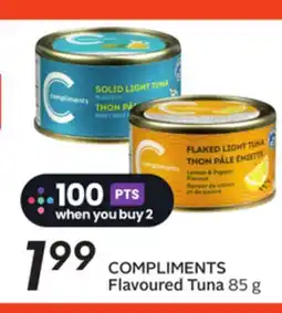 Sobeys COMPLIMENTS Flavoured Tuna offer