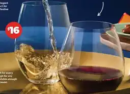 Real Canadian Superstore PC BOXED STEMLESS RED OR WHITE WINE GLASS, 4 PACK offer