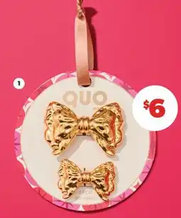 Real Canadian Superstore QUO BEAUTY VINTAGE BOW CLIP SET, 1 ea offer