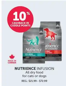 Mondou NUTRIENCE INFUSION All dry food for cats or dogs offer