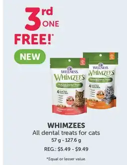 Mondou WHIMZEES All dental treats for cats offer