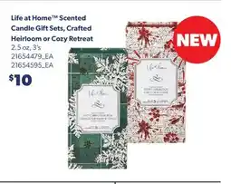 Real Canadian Superstore LIFE AT HOME SCENTED CANDLE GIFT SETS, CRAFTED HEIRLOOM OR COZY RETREAT, 2.5 OZ, 3'S offer