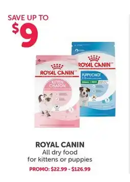 Mondou ROYAL CANIN All Dry Dog Food for Kittens or Puppies offer