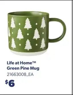 Real Canadian Superstore LIFE AT HOME GREEN PINE MUG offer