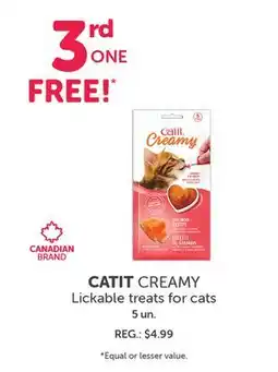 Mondou CATIT CREAMY Lickable treats for cats offer