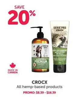 Mondou CROCX All hemp-based products offer