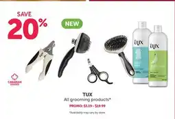Mondou TUX All grooming products offer
