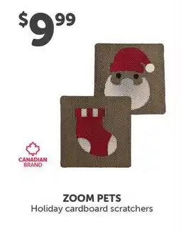 Mondou ZOOM PETS Holiday cardboard scratchers offer