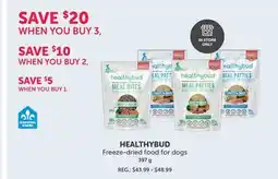 Mondou HEALTHYBUD Freeze-dried food for dogs offer