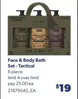 Real Canadian Superstore FACE & BODY BATH SET-TACTICAL, 6 PIECE offer