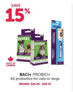 Mondou BACI + PROBIO+ All probiotics for cats or dogs offer