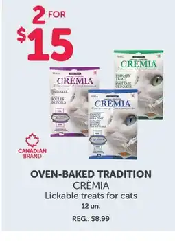 Mondou OVEN-BAKED TRADITION CRÈMIA Lickable treats for cats offer