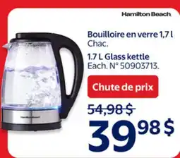 Walmart 1.7 L Glass kettle offer