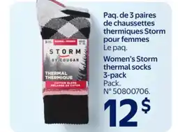 Walmart Women's Storm thermal socks offer