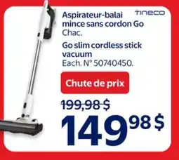 Walmart Go slim cordless cordless stick vacuum offer
