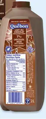 Walmart Québon chocolate milk offer